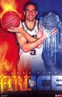 2002  Jason Kidd "Fire and Ice" Nets Original Starline Poster OOP