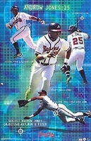 2003 Andruw Jones  Atlanta Braves Original Starline Poster OOP