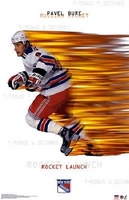 2002 Pavel Bure New York Rangers Original Starline Poster OOP