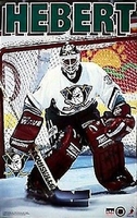 1994 Guy Hebert Anaheim Mighty Ducks  Original Starline Poster OOP