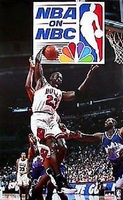 1997  Michael Jordan on NBC Chicago Bulls Original Starline Poster OOP