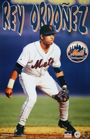 1997 Rey Ordonez NEW YORK METS Original Starline Poster OOP