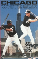 1995 Chicago White Sox Skyline Original Starline Poster OOP Ventura & Thomas