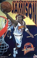 2001 Antawn Jamison Golden State Warriors Original Starline Poster OOP