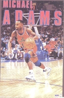 1991 Michael Adams Washington Bullets Original Starline Poster OOP
