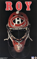 1991 Patrick Roy Mask Montreal Canadiens Original Starline Poster OOP