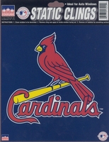 12 St Louis Cardinals 6 inch Static Cling Stickers