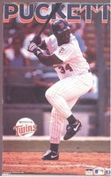 Kirby Puckett MINNESOTA TWINS  Starline Poster MINI Promo Piece 3x5