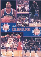 1990 Starline JOE DUMARS Pistons Monster Poster MINI Promo Piece RARE