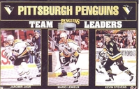 PITTSBURGH PENGUINS LEADERS Lemieux Starline Poster MINI Promo 3x5