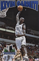 2001 Kevin Garnett Minnesota Timberwolves Original Starline Poster OOP