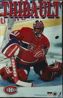 Jocelyn Thibault MONTREAL CANADIENS Original Starline Poster MINI Promo 3x5
