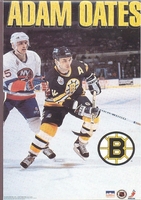 Adam Oates BOSTON BRUINS Original Starline Poster MINI Promo Piece 3x5