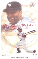 Derek Jeter Pride NEW YORK YANKEES Starline Poster MINI Promo Piece 3x5