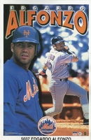 Edgardo Alfonzo NEW YORK METS Starline Poster MINI Promo Piece 3x5