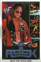 The Rock RED Original Funky Posters Wrestling MINI Promo Piece 3x5