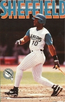 Gary Sheffield FLORIDA MARLINS Starline Poster MINI Promo Piece 3x5