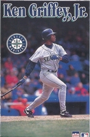 Ken Griffey SEATTLE MARINERS Original Starline Poster MINI Promo Piece 3x5