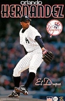 2000 Orlando Hernandez "El Duque" New York Yankees  Original Starline Poster OOP