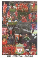 LIVERPOOL FC LEGENDS COLLAGE Original Starline Poster MINI Promo Piece 3x5