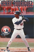 Henry Rodriguez MONTREAL EXPOS Original Starline Poster MINI Promo Piece 3x5