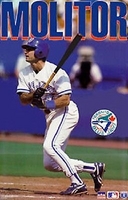 1995 Paul Molitor Toronto Blue Jays Original Starline Poster OOP