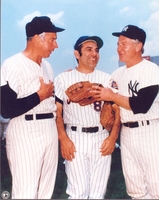 Whitey Ford, Joe Dimaggio & Yogi Berra New York Yankees & Mets 8X10 Glossy Photo