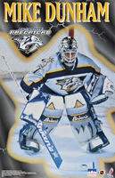 1999 Mike Dunham Nashville Predators Original Starline Poster OOP