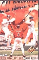 1995 Cal Ripken Baltimore Orioles "The Streak" Original Starline Poster