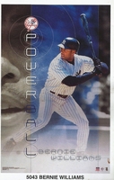 Bernie Williams NEW YORK YANKEES  Starline Poster MINI Promo Piece 3x5