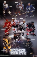 2002 ICEMEN COMETH w/Jagr,Bure,Sakic,Modano,Yzerman Original Starline Poster OOP