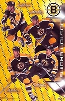 2002 Boston Bruins Collage Original Starline Poster OOP Thornton Murray Rolston