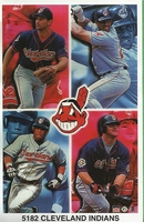 CLEVELAND INDIANS COLLAGE Original Starline Poster MINI Promo Piece 3x5