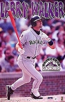 1998 Larry Walker Colorado Rockies Original Starline Poster OOP