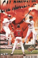 Cal Ripken The Streak BALTIMORE ORIOLES Starline Poster MINI Promo Piece 3x5