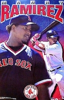 2001 Manny Ramirez Red Sox Collage Original Starline Poster OOP