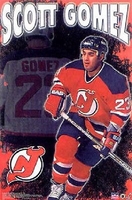 2000 Scott Gomez  New Jersey Devils  Original Starline Poster OOP