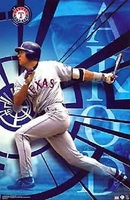 2003 Alex Rodriguez Texas Rangers Original Starline Poster OOP