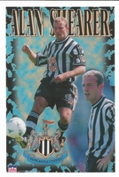 ALAN SHEARER NEWCASTLE UNITED Original Starline Poster MINI Promo Piece 3x5