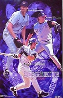 2001 Arizona Diamondbacks Collage Original Starline Poster OOP Johnson Schilling