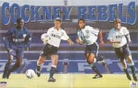 COCKNEY REBELS TOTTENHAM HOTSPUR Original Starline Poster MINI Promo Piece 3x5