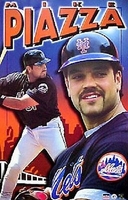 2001 Mike Piazza Collage  New York Mets Original Starline Poster OOP