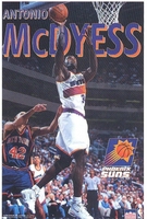 1998 Antonio McDyess Phoenix Suns Original Starline Poster OOP