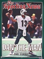 1998 Dan Marino Miami Dolphins Sporting News  Original Norman James Poster OOP