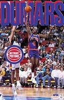 1993 Joe Dumars Detroit Pistons Original Starline Poster OOP