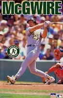1993 Mark McGwire Oakland Athletics Original Starline Poster OOP