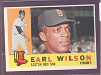 1960 Topps #249 Earl Wilson  EXMT/NM  BOSTON RED SOX crease free