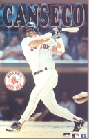 1995 Jose Canseco Boston Red Sox Original Starline Poster OOP