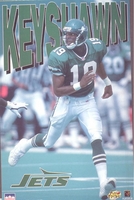 1996 Keyshawn Johnson  New York Jets Original Starline Poster OOP