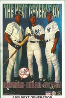 1997 NY Yankees Next Generation Jeter, Bernie, Pettitte Original Starline Poster